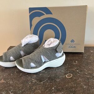 Clarks Marin Sail gray cloudstepper sandals